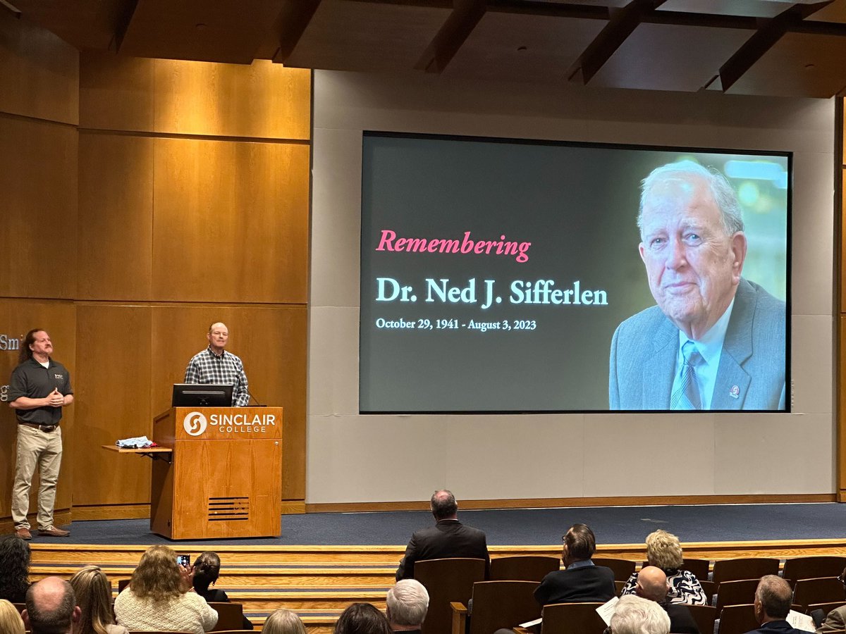 sinclairclarion's tweet photo. Former Sinclair President Remembered by Faculty and Students.

#sinclair #sinclaircollege #sinclaircommunitycollege https://t.co/V4MjCip6Vf