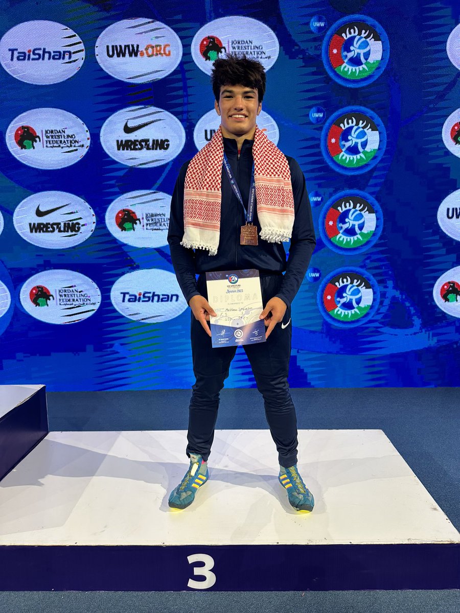 PackWrestle's tweet image. ✔️Bronze medal                                                ✔️ Second place team finish 🇺🇸