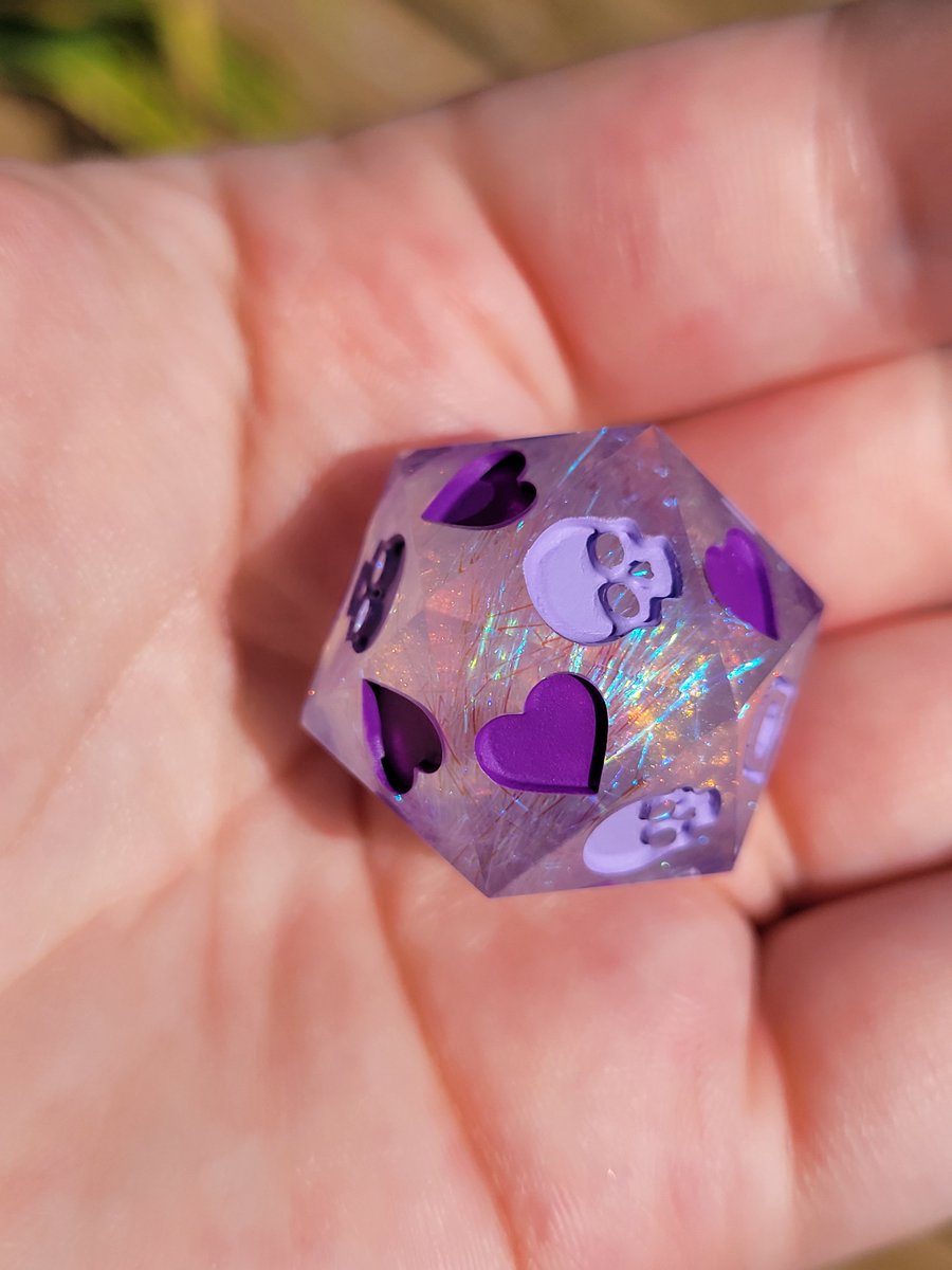 Some more death save d20s hitting the shop soon!  #handmadedice #dice #ttrpg #dnd