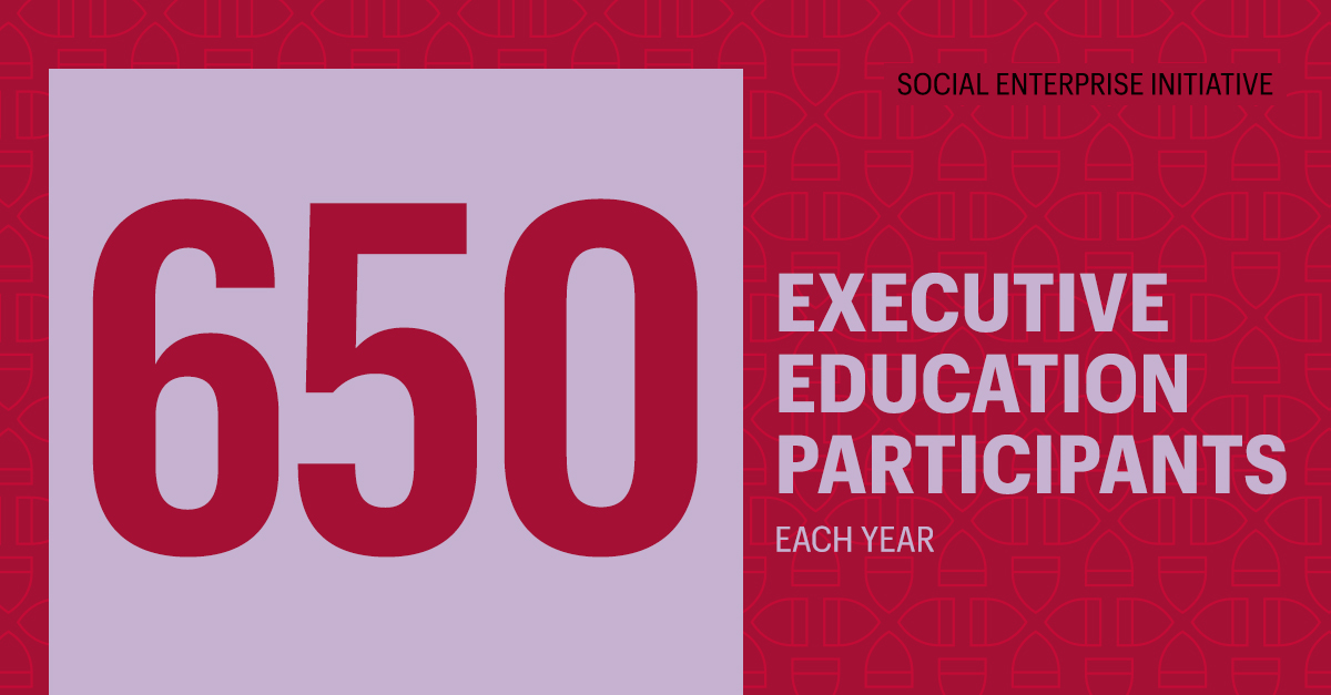 Find out more about how your organization can benefit from social enterprise executive education programs: hbs.edu/socialenterpri…