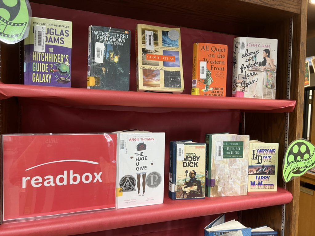 LafayetteLMC's tweet image. Read any good movies lately?

Check out the #ReadBox