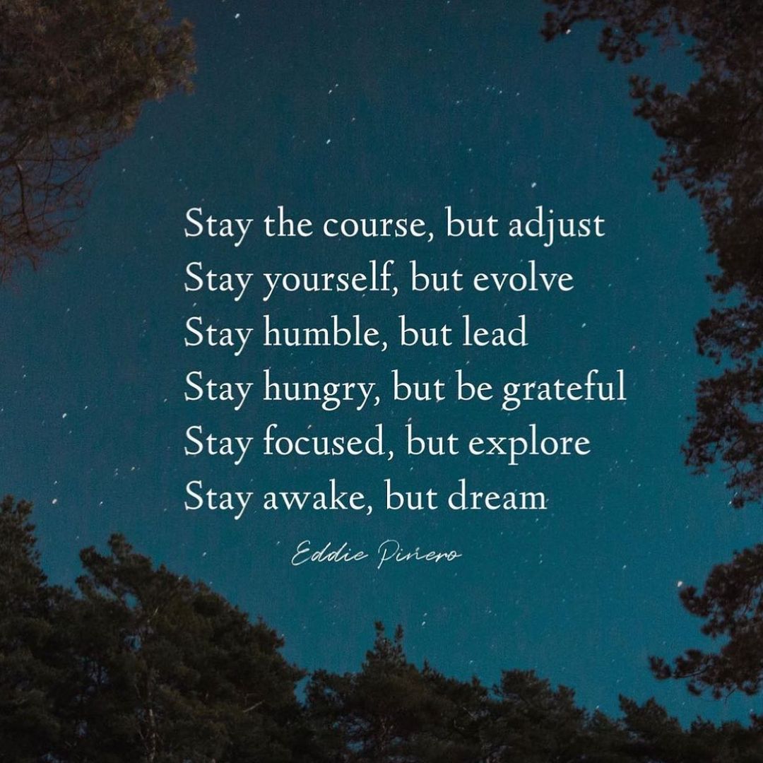 iameddiepinero's tweet photo. Stay the course, but adjust... https://t.co/j4xFUwxMzM