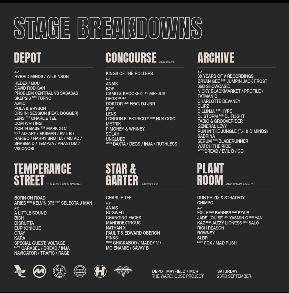 fatmandee187's tweet image. Just a few things I’m look forward to …. 

@DnbAllstars 
@WHP_Mcr 
@OneNationLondon 
#crockedhouse 

For all bookings hit up @urbanagency 
For @360dnb then hit up @Trimerdon 🫡