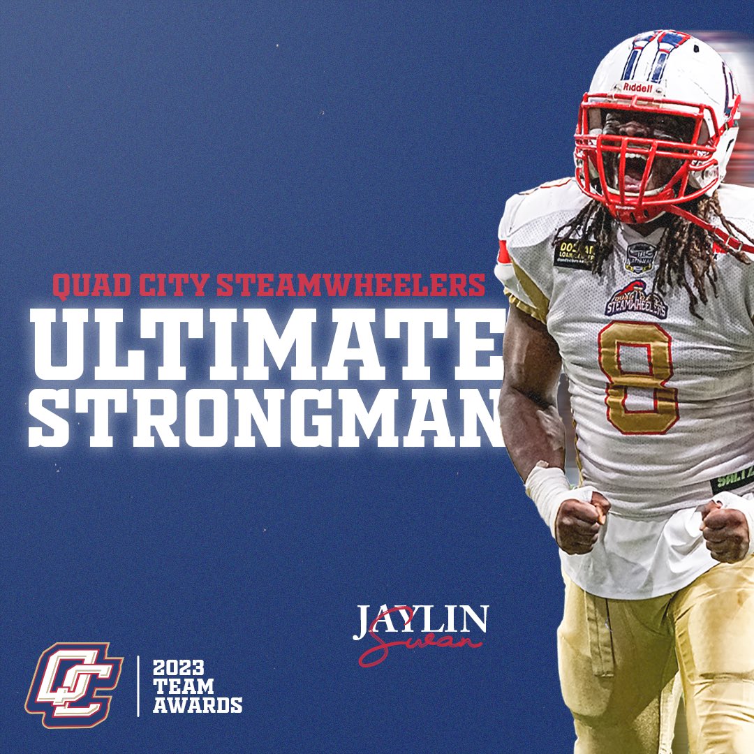 Quad City Steamwheelers (@qcsteam) on Twitter photo ๐๐๐๐๐๐๐๐ ๐๐๐๐๐๐๐๐๐
โThis Steamwheeler showcased the upmost commitment at practice, in the weight room, and to themselves to be best prepared day in and day out.โ Presented by Quad City Strongman
Congratulations, <a href="/TheBOAT__/">STW_Swan</a> โผ๏ธ
#sQUADCITY ๐๐๐๐๐๐๐๐ ๐๐๐๐๐๐๐๐๐
โThis Steamwheeler showcased the upmost commitment at practice, in the weight room, and to themselves to be best prepared day in and day out.โ Presented by Quad City Strongman
Congratulations, <a href="/TheBOAT__/">STW_Swan</a> โผ๏ธ
#sQUADCITY