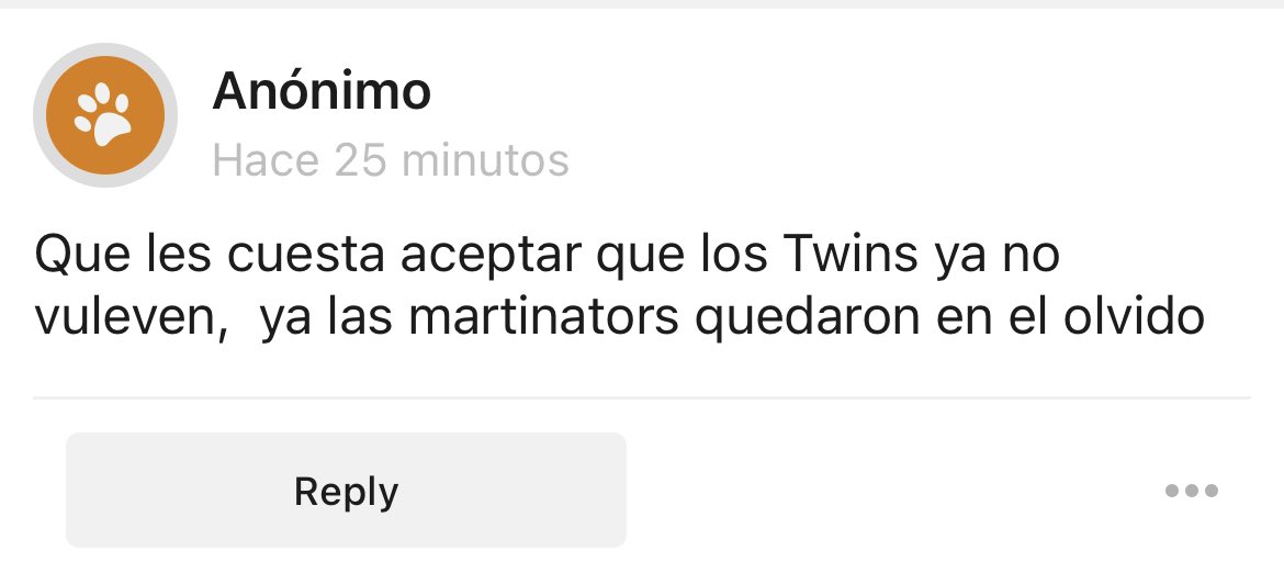 ccmartinators's tweet photo. Dejen el drama, ademas creo qué hay muchos puntos de vista de por medio. Creo que tanto los twins como nosotros pues ahorita estamos en otras cosas, no se, así lo veo yo https://t.co/yHdB25TtQ2