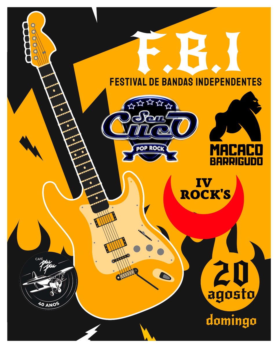 Domingo tem rock nacional 🤘🏻😉