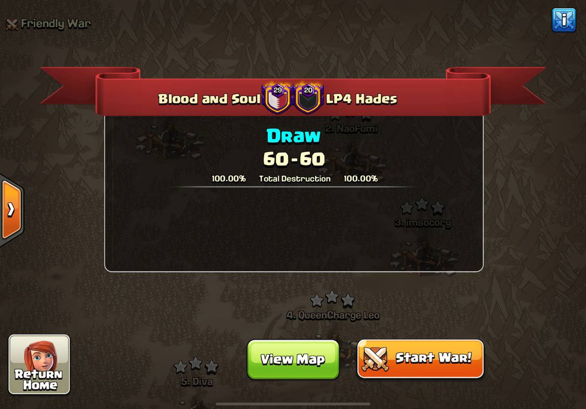 Blood and Soul (@bas_coc) on Twitter photo Our first draw of the new season! Awesome WCL ELITE <a href="/wcl_warriors/">WARRIORS CHAMPIONS LEAGUE</a> match.
GG to both teams Our first draw of the new season! Awesome WCL ELITE <a href="/wcl_warriors/">WARRIORS CHAMPIONS LEAGUE</a> match.
GG to both teams
