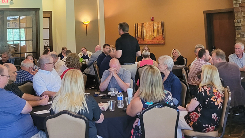 thewrcgroup's tweet photo. MAMIC held its managers retreat this week in Camdenton, MO, and WRC's Jason Vega and Brett Daniels were there. They enjoyed seeing our clients and hearing the latest from industry experts. Among the speakers was MAMIC President and General Manager Chris Kespohl. #mamic https://t.co/EmjtanKciB