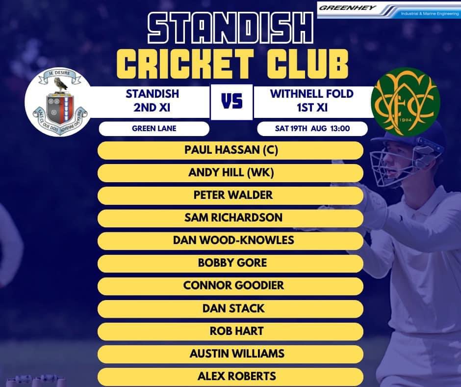 Standish CC (@standish_cc) on Twitter photo βοΈ This week at SCC βοΈ
π 2s stay at home to take on <a href="/WithnellFold/">Withnell Fold CC</a> 1s
π 1s head over to <a href="/GarstangCC/">Garstang Cricket Club</a> to take on their 2nds
π» Gemma will be on the bottle bar this week
π· Cash only on the bar please
π€ Many thanks to our 2nd team sponsor Greenhey Industrial
#upthedish βοΈ This week at SCC βοΈ
π 2s stay at home to take on <a href="/WithnellFold/">Withnell Fold CC</a> 1s
π 1s head over to <a href="/GarstangCC/">Garstang Cricket Club</a> to take on their 2nds
π» Gemma will be on the bottle bar this week
π· Cash only on the bar please
π€ Many thanks to our 2nd team sponsor Greenhey Industrial
#upthedish