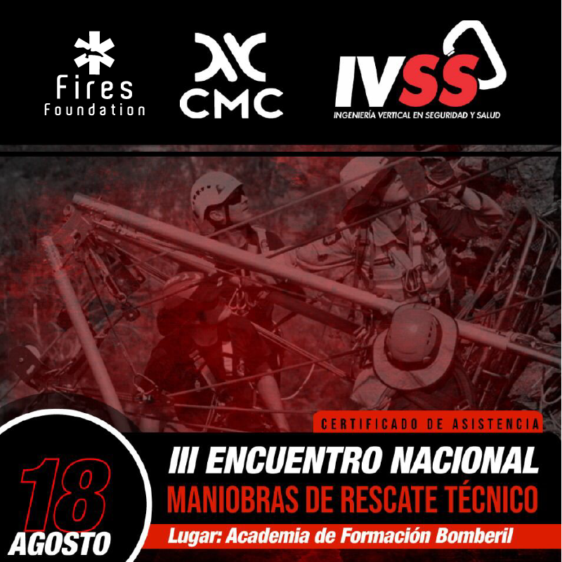 Firesfoundation's tweet photo. Estamos compartiendo con organismos de rescate de Colombia. Una semana tres ciudades. Bucaramanga, Medellín y bogota. https://t.co/6JgZQPtmE0