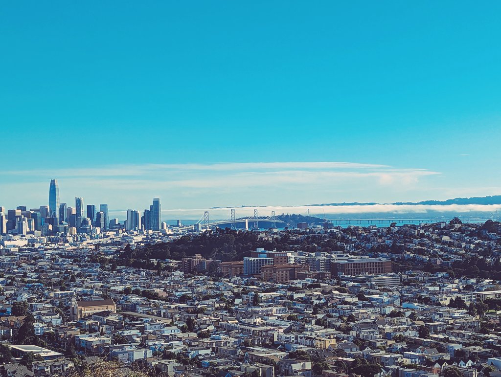JulieNguyenLab's tweet photo. Had a great time at #ACSFall2023! Enjoyed seeing friends and colleagues! It's always special to be back in San Francisco and pay a visit to my old neighborhood! #bernalheights #postdoctime #UCSF https://t.co/hNPsAVjDf3
