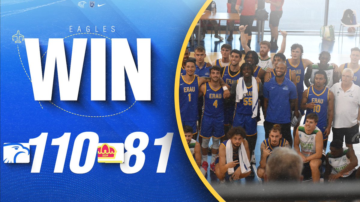 Embry-Riddle Men's Basketball (@eraumbasketball) on Twitter photo EAGLES WIN!!!
ERAU connects on 20 three-pointers with five players reaching double-figures, led by <a href="/cshocks15/">Cam Shockley-Okeke</a> with 16 points, 9 rebounds while <a href="/MilanSkoric5/">Milan Skoric</a> hits 5 triples in the win.
#GoERAU EAGLES WIN!!!
ERAU connects on 20 three-pointers with five players reaching double-figures, led by <a href="/cshocks15/">Cam Shockley-Okeke</a> with 16 points, 9 rebounds while <a href="/MilanSkoric5/">Milan Skoric</a> hits 5 triples in the win.
#GoERAU