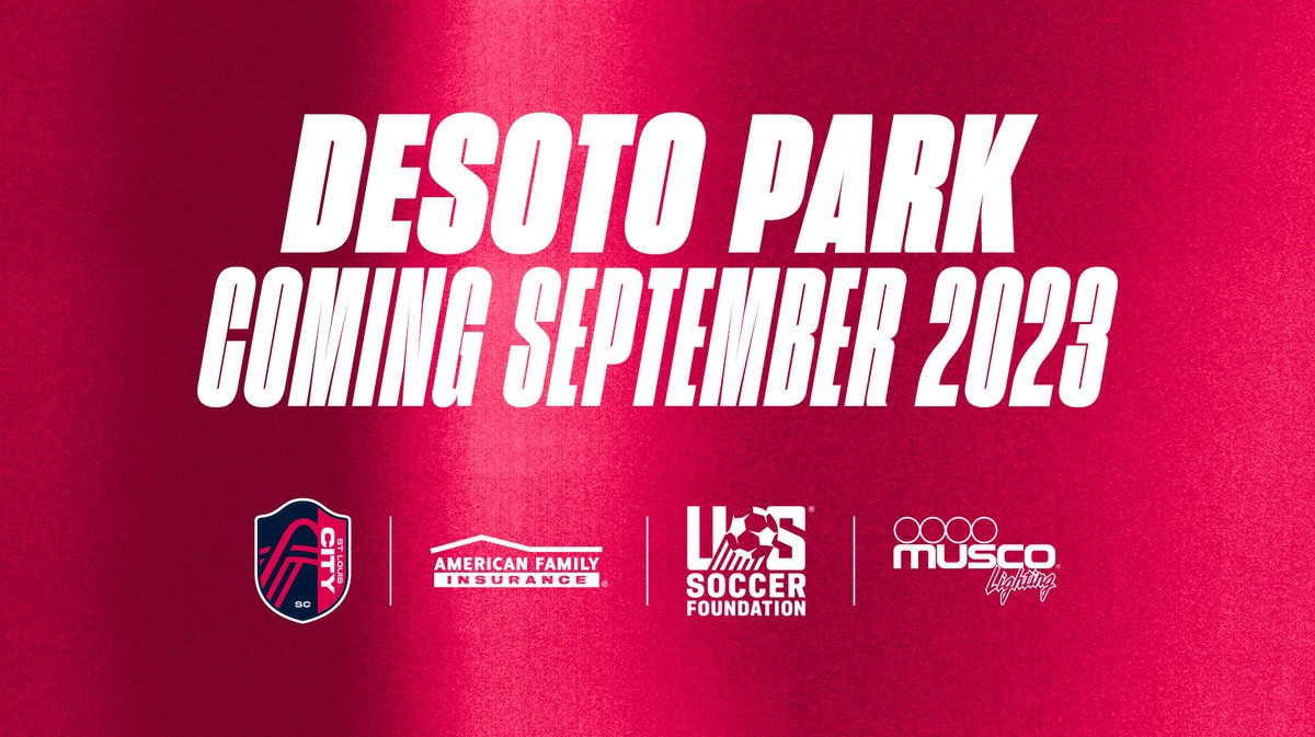 stlCITYsc's tweet photo. We are proud to team up with @amfam and the @ussoccerfndn to build 11 mini-pitches by 2026. 

These pitches will provide safe space for STL kids to learn the beautiful game in underserved communities–including Ferguson, Fairmont City &amp; DeSoto Park.

🔗 https://t.co/5KaZt5X2fi https://t.co/aqVVD2nI05