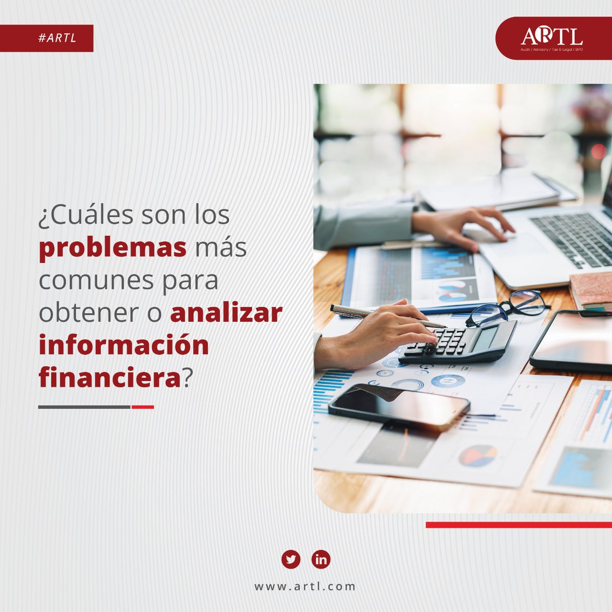 ARTL_CL's tweet photo. El principal obstáculo para revisar #informaciónfinanciera es la calidad de esta: los criterios aplicados, la oportunidad, la confiabilidad y que responda a lo solicitado. Visítanos en https://t.co/Qgi97e5JwF y nuestros profesionales te brindarán una adecuada #orientación. https://t.co/y50ZwNK4JO