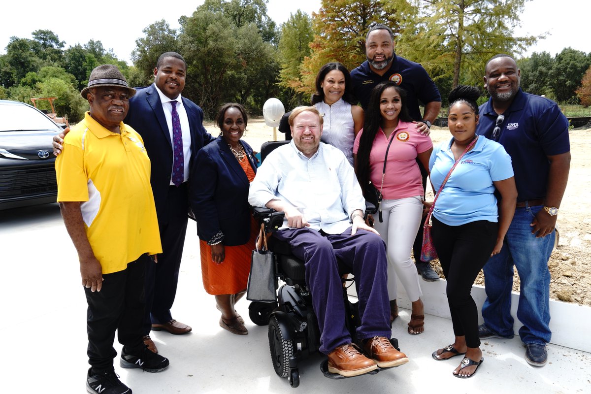 LAHousingCorp's tweet photo. Another groundbreaking for #TeamLHC and partners, as we celebrate The Reserve at Joor Place.  With an investment of nearly $80M from LHC, this development will feature 360 affordable housing units in North Baton Rouge. For more information, visit: https://t.co/qIZ4BEoyT3 https://t.co/JwCifysFoR