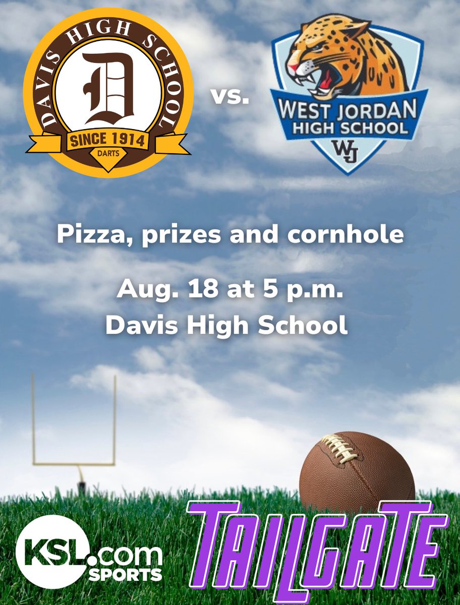 Introducing…<a href="/KSLcomSports/">KSL.com Sports</a> Tailgates!

Our first one will be THIS FRIDAY at Davis High School. Stay tuned for clues on how to win gift cards throughout the tailgate!