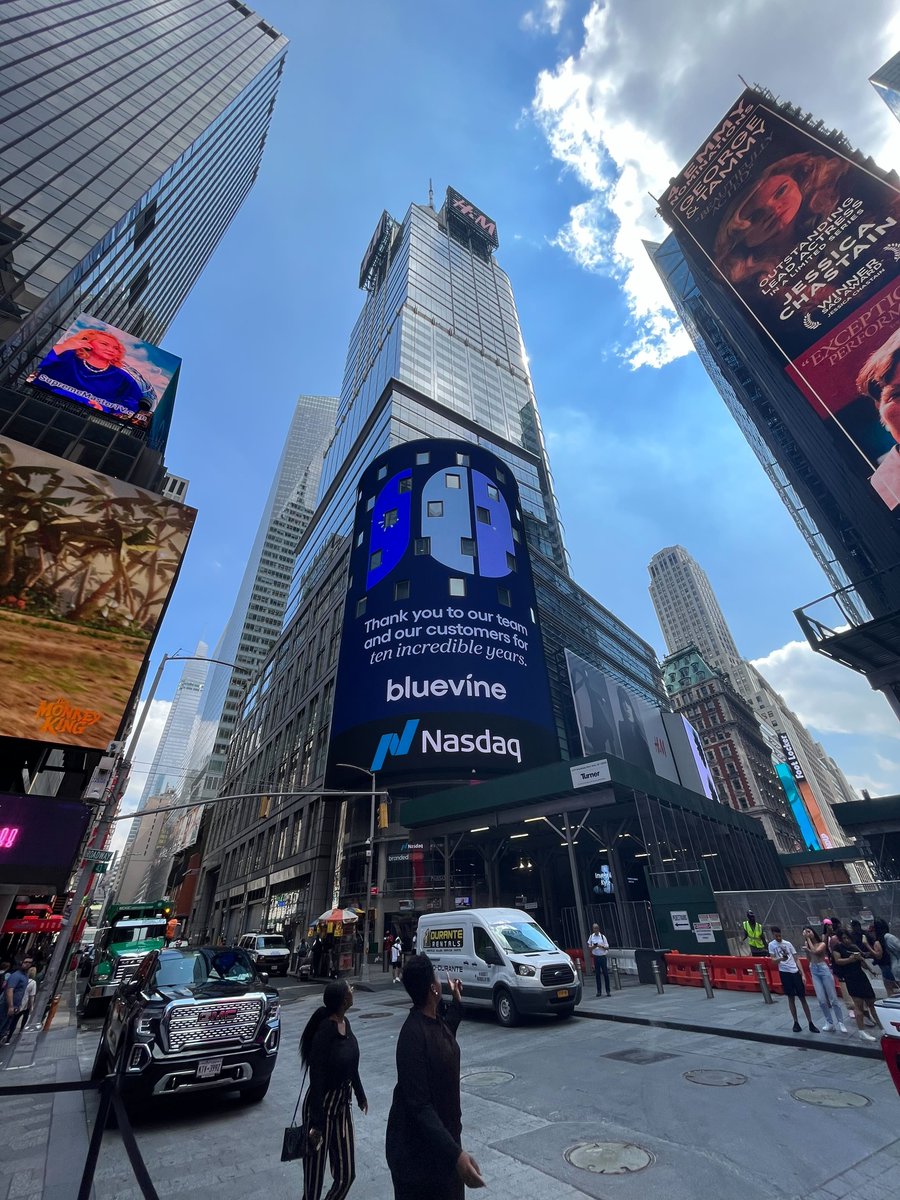 We made it! 🎉

Thank you <a href="/Nasdaq/">Nasdaq</a> for the spotlight — best way to celebrate our 10-year anniversary!