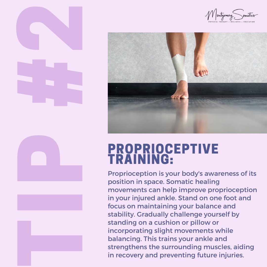 camont11's tweet photo. Check out these tips to help you or a loved one deal with an ankle injury using somatic healing movements at home:  

Check out our recovery tips video for an ankle Injury: https://t.co/Lmc7cLvO4R

#SomaticEducation #Resilience #SomaticHealing #MontgomerySomatics https://t.co/mM23i8jP0J