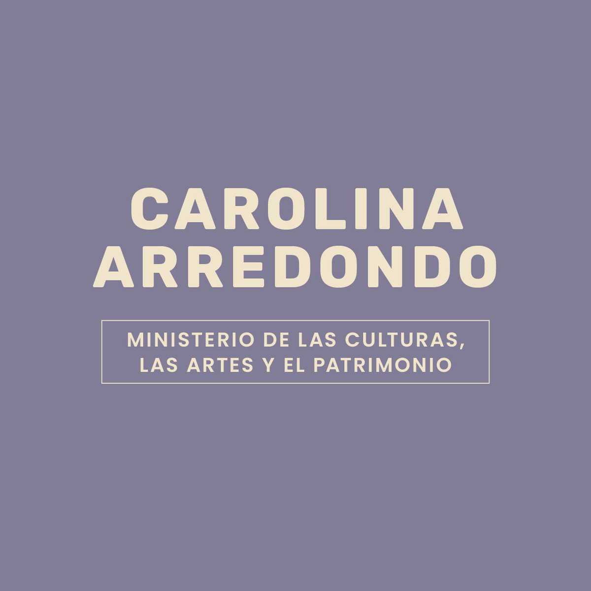 Matucana100's tweet image. Damos la bienvenida a la nueva Ministra de las Culturas, las Artes y el Patrimonio #CarolinaArredondo. La secretaria de Estado ha desarrollado su trabajo en el mundo de la Cultura como actriz, directora de teatro y gestora cultural.