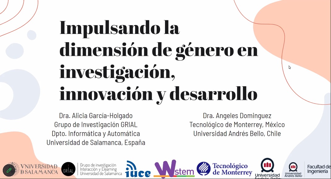 gerlys2015's tweet photo. Actividad: Impulsando la dimensión de género en investigación, innovación y desarrollo @UCSC_DI @usal @grial_usal @uandresbello @UCSC_DI participando en taller grupo 2-virtual. https://t.co/dAeO0SHaSF