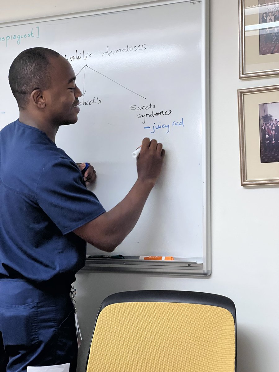 Steven Chen é³ęåØ, MD, MPH, MHPEd (@drsteventchen) on Twitter photo Allstar ā¦<a href="/HMSCombinedDerm/">Harvard Medical School Combined Derm Program</a>ā© resident ā¦<a href="/_NelsonUgwu/">Nelson Ugwu</a>ā© leading our consult team through a discussion on neutrophilic dermatoses!
#dermtwitter Allstar ā¦<a href="/HMSCombinedDerm/">Harvard Medical School Combined Derm Program</a>ā© resident ā¦<a href="/_NelsonUgwu/">Nelson Ugwu</a>ā© leading our consult team through a discussion on neutrophilic dermatoses!
#dermtwitter