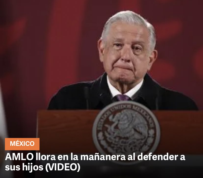 flatwhitedoble's tweet photo. Amlo cuando se trata de sus hijos 
/// 
Amlo cuando se trata de los hijos de los demás https://t.co/EKQvMscGWq