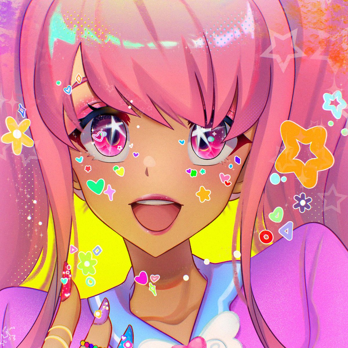 Her face lights up when she smells a fresh laminated card!
Royale High’s character Poppy✨⭐️🩷💫

#RoyaleHigh
#RoyaleHighart