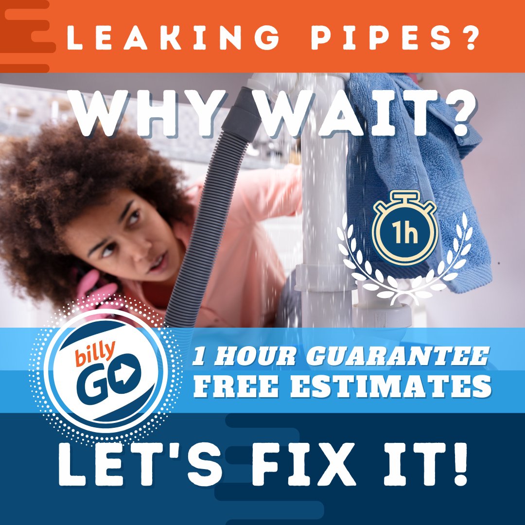billyGOdfw's tweet image. Looking for top-notch plumbing and HVAC services in the DFW area? Look no further! BillyGO is here to save the day with our unbeatable 1-hour service guarantee. bit.ly/42RngnS  #BillyGO #Number1Service #DFWPlumbing #HVACHeroes #dfw #plumbing