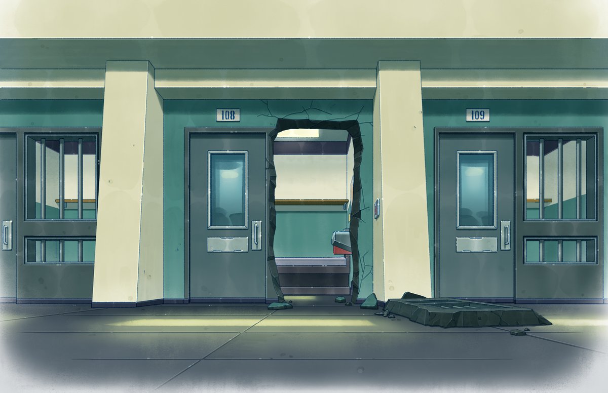 AlvaroCMArt's tweet photo. Some sections of the prison that I got paint for episode 3 of My Adventures with Superman!! https://t.co/OX6FaOUnR2