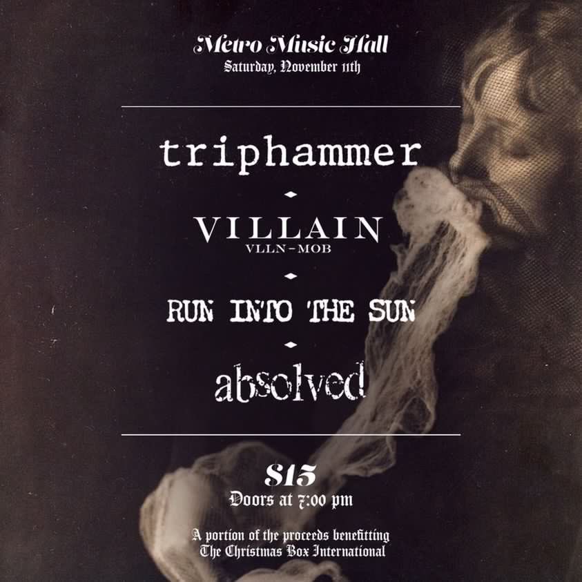Absolved_hc's tweet image. Our next two shows coming up.