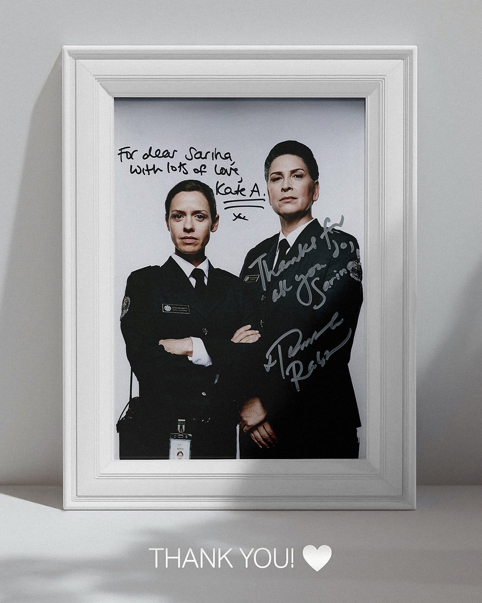My autograph from Pamela and Kate arrived today! 
A huge THANK YOU to my dear friend Natasha who got it for me + the video! I am still stunned (in a really, really good way)! 
You are the best! ❤️😍❤️ 
I love it... and Pam... and you! 🥰

#PamelaRabe #KateAtkinson #Wentworth