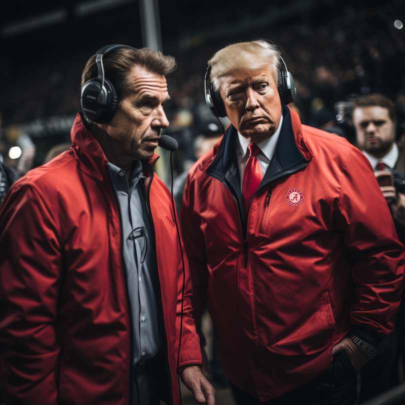 Trump_History45's tweet photo. The media often fails to mention how Donald Trump helped Nick Saban lead the Alabama Crimson Tide to the team's 18th national championship victory in the 2020 National Football Championship. https://t.co/NUxbD1rkx2