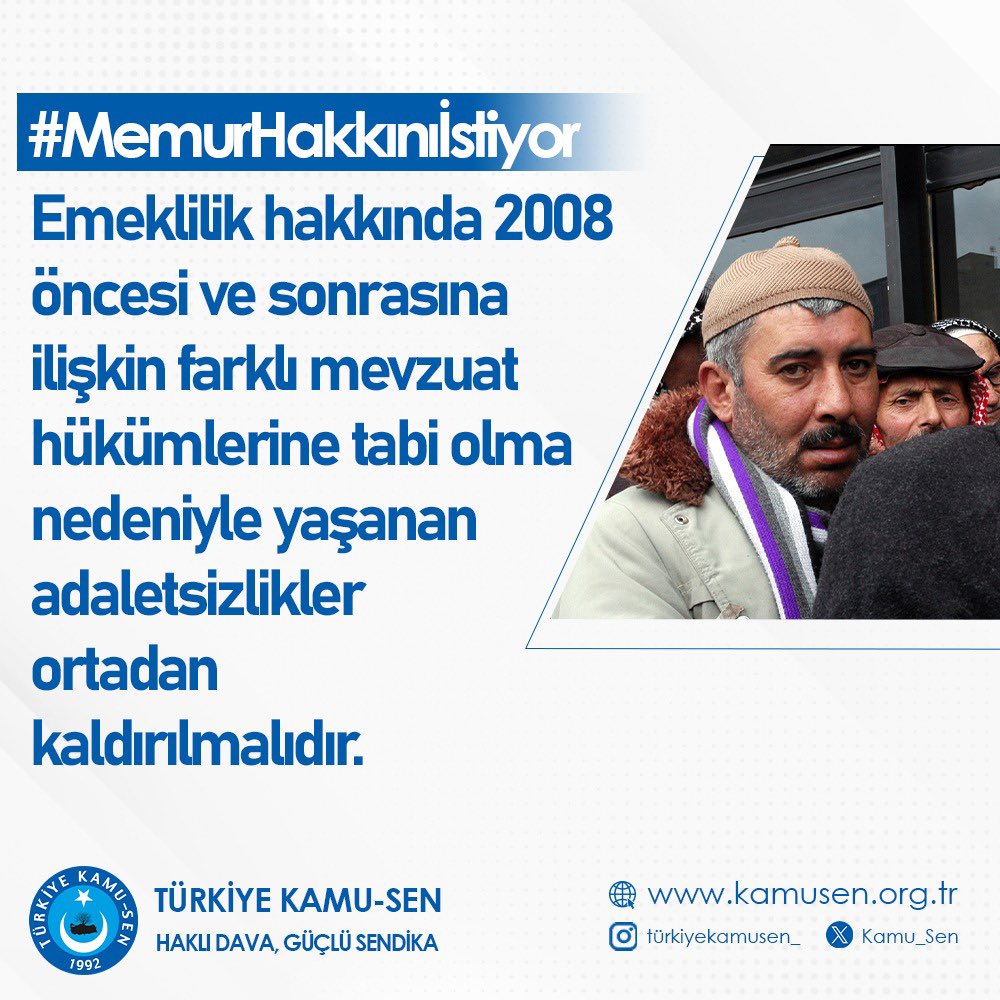 #MemurHakkınıİstiyor