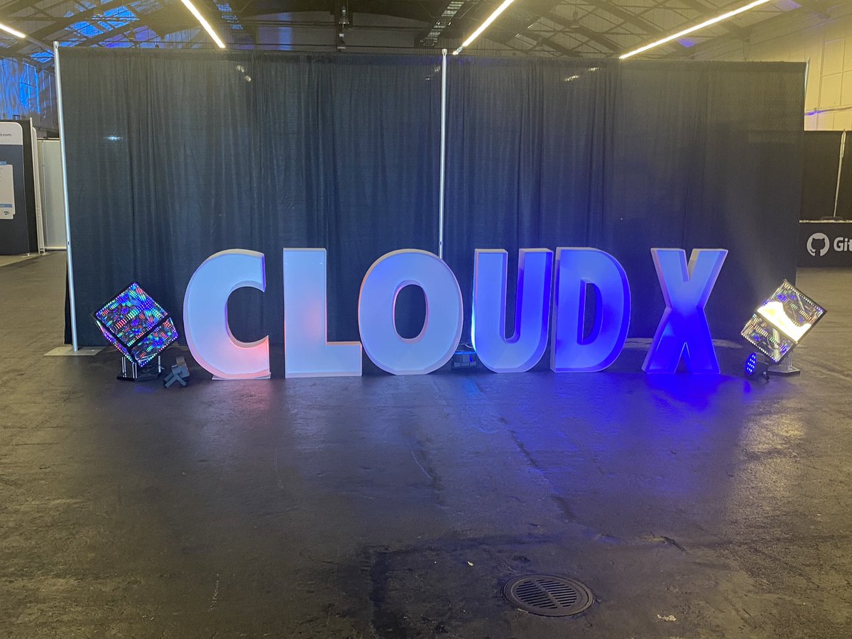 Ready for day 2 of #cloudx! Time for more exciting talks and checking out all the booths!