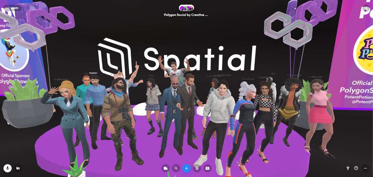MyCreativeOwls's tweet photo. At #PolygonSocial, we're committed to creating a metaverse space that's open, inclusive, and inspiring. Come join us and see what the future holds! #metaverse #blockchain #NFTcommunity

Enter space: https://t.co/fdtdBSYldJ https://t.co/BsaDidHeS4