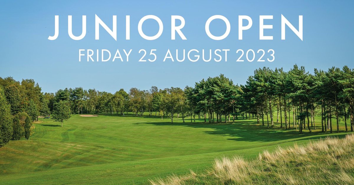 Would you like to join us for the Junior Open next week? Sign-up online here: middlesbroughgolfclub.co.uk/visitors/opens…