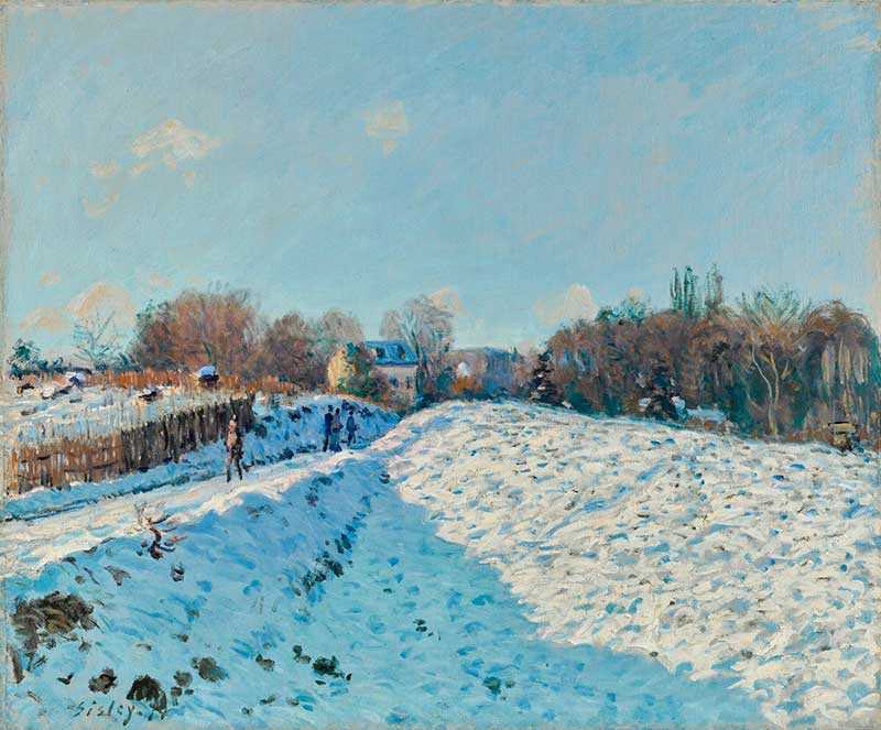 allontanarsio's tweet image. Alfred Sisley's landscapes