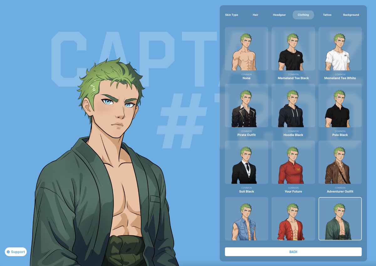 New traits for your male Captainz are live!
👉 memeland.com/dashboard