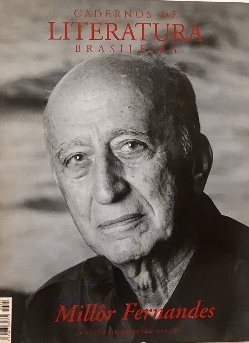 SergiusAugustus's tweet photo. Há exatos 20 anos, os editores dos Cadernos de Literatura Brasileira, do Instituto Moreira Salles, me pediram pra selecionar as 100 melhores frases do Millôr. Ei-las: https://t.co/MbnI7ZgMLl