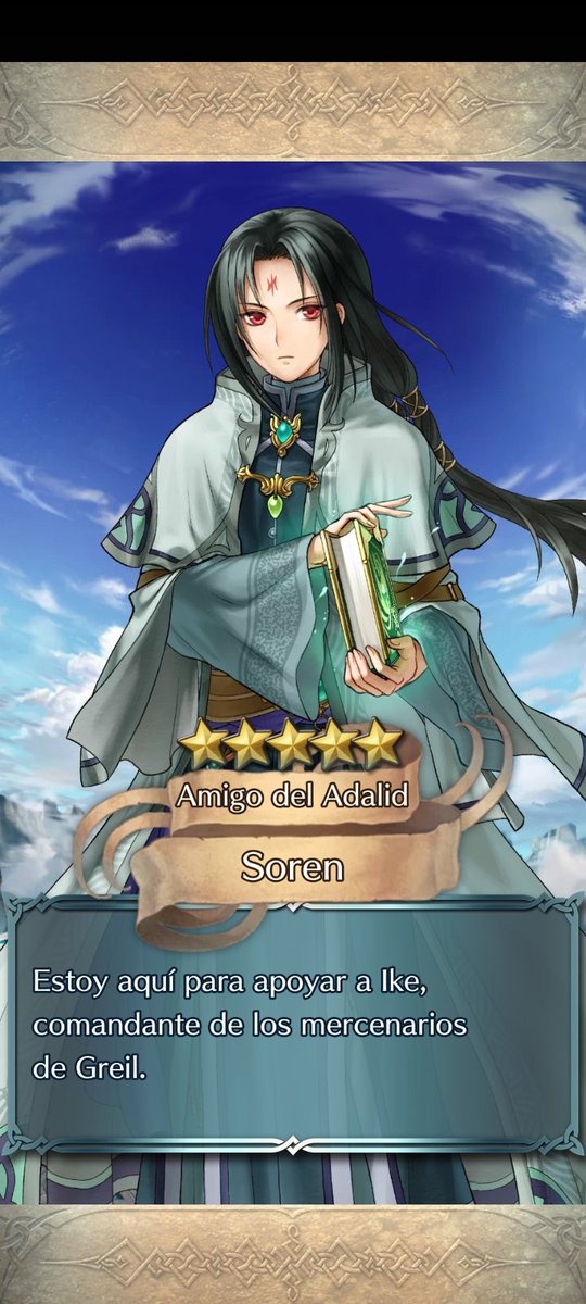 GonzaloGox282's tweet photo. Listo todo conseguido con solo 180 orbes Spark fue Soren y Corrin la Gratis #FEHeroes #FireEmblemHeroes #fireemblemcyl https://t.co/QXc6Eqqekf