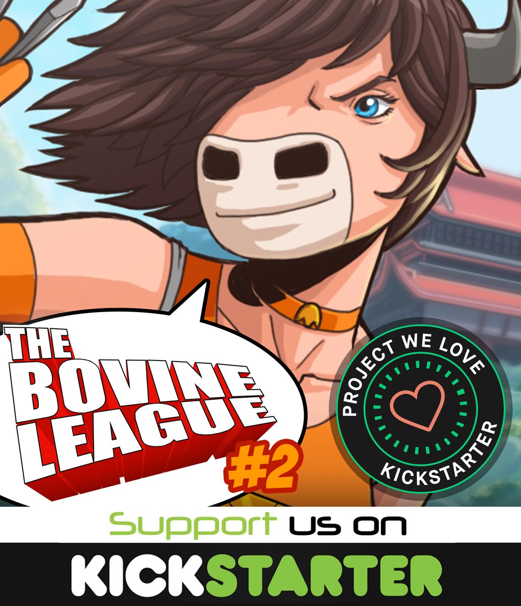 The Bovine League #2 Kickstarter is still going strong! We're a Project We Love on the site. Help us get to 50% by Friday. #KickstarterRead

tinyurl.com/Bovine02