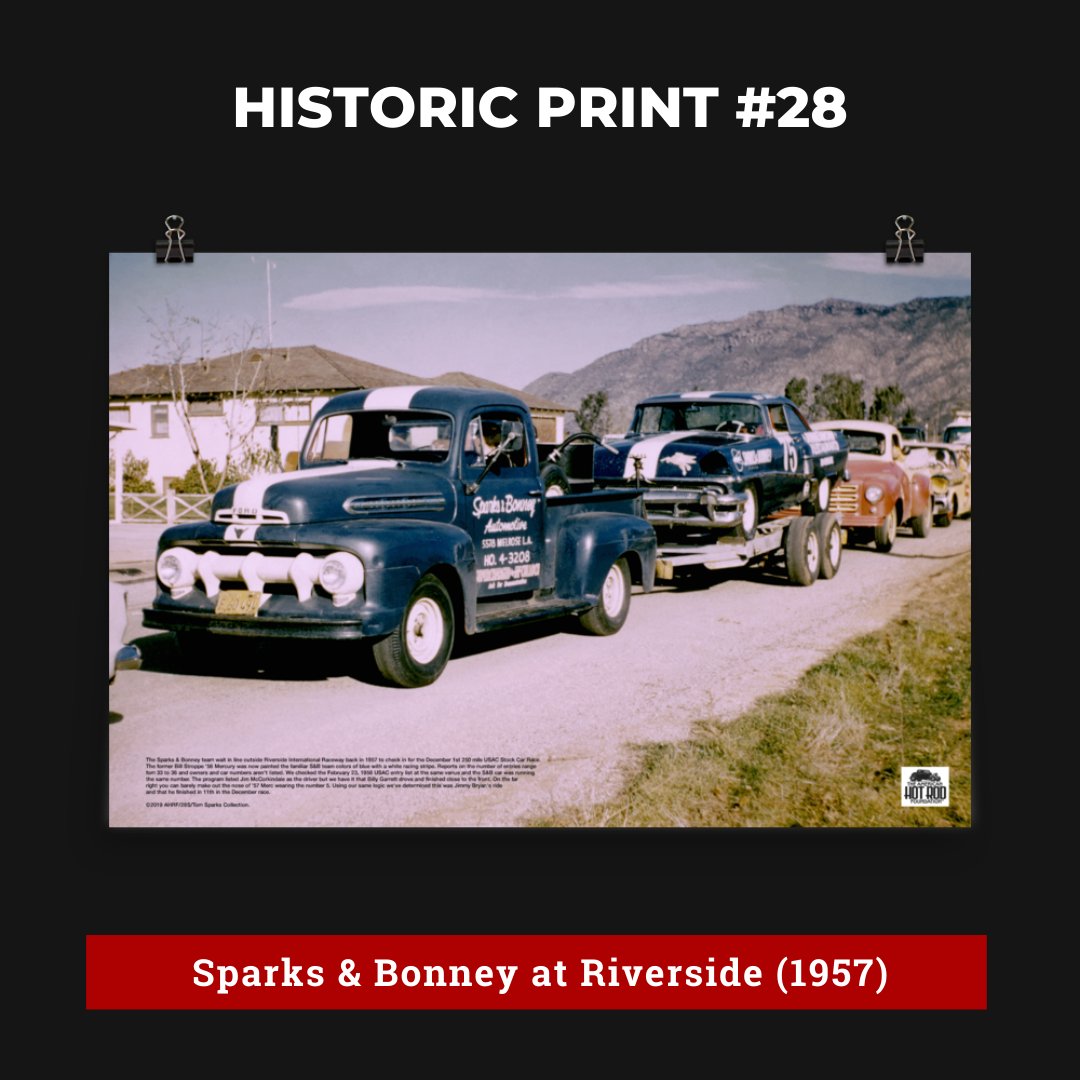 AmerHotRodFdn's tweet photo. HISTORIC PRINT #28:
Sparks & Bonney at Riverside (1957)
🔥Wouldn't this be cool hanging on your wall? Find it for sale as a print at https://t.co/1y8IO8d43l
All sales go directly back into our work preserving and protecting #HotRodHistory! https://t.co/F6edIJJLGQ