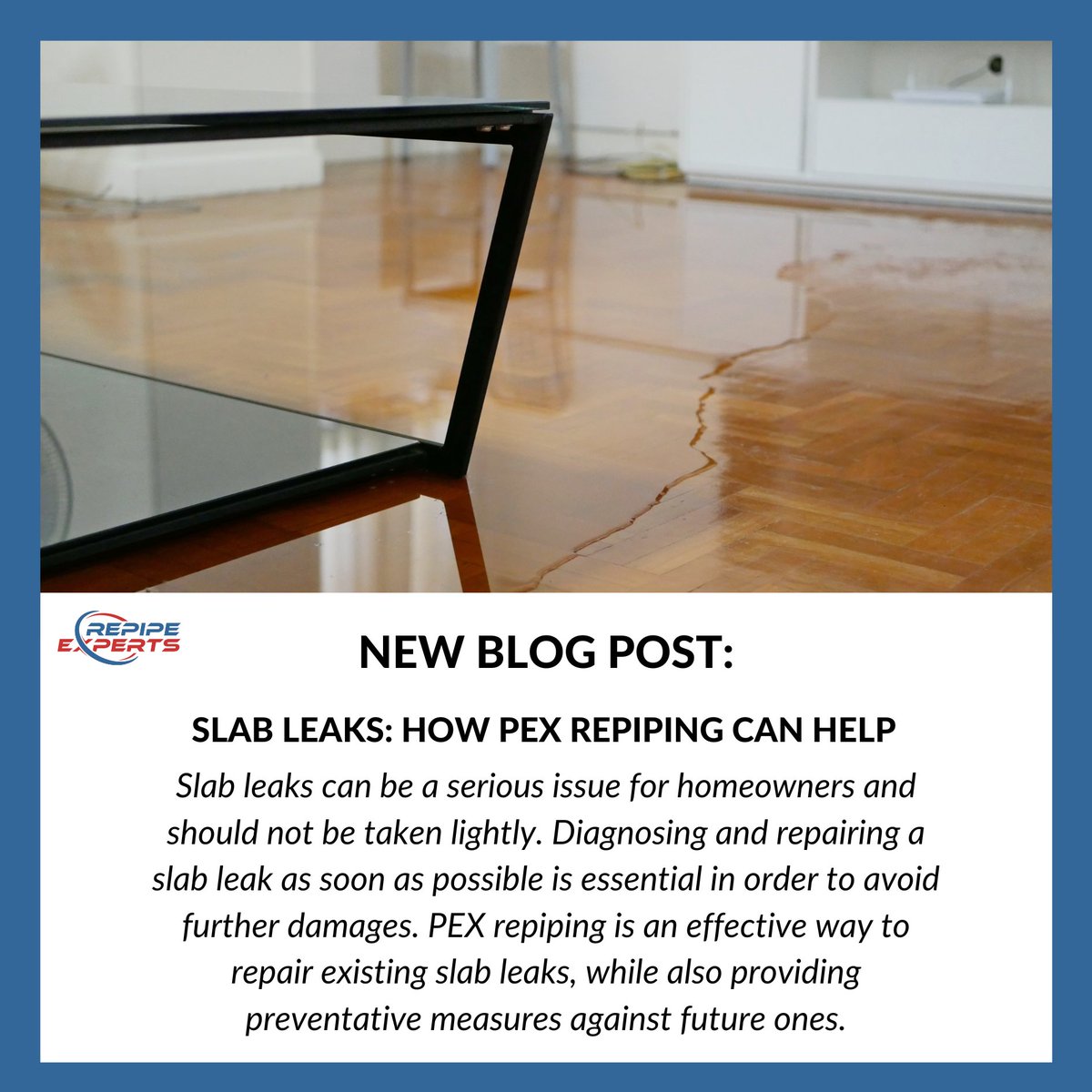 RepipeExperts's tweet image. 📢 New Blog Alert! 🚨

Suspect a slab leak at your home? Don&apos;t fret, we&apos;ve got you covered! Check out our latest blog post titled &quot;Slab Leak Detection and Repair: How PEX Repiping can Help.&quot; 🌊🏠🔧

#repipe #repipepros #repipeexperts #repipeflorida #floridarepipe #orlandorepipe