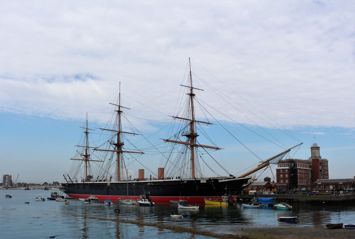 HMS Warrior Portsmouth. Photos by me #HMSWarrior #Royalnavy #Portsmouth #Historical #Museums #Warships #SHIPS #Historicdockyard #RoyLlowarch #Cloud #canonphotography #photographer #photography #photo #PhotoOfTheWeek #RN #England #SAIL #steam #water #Fotos #skyblue #British #Sky