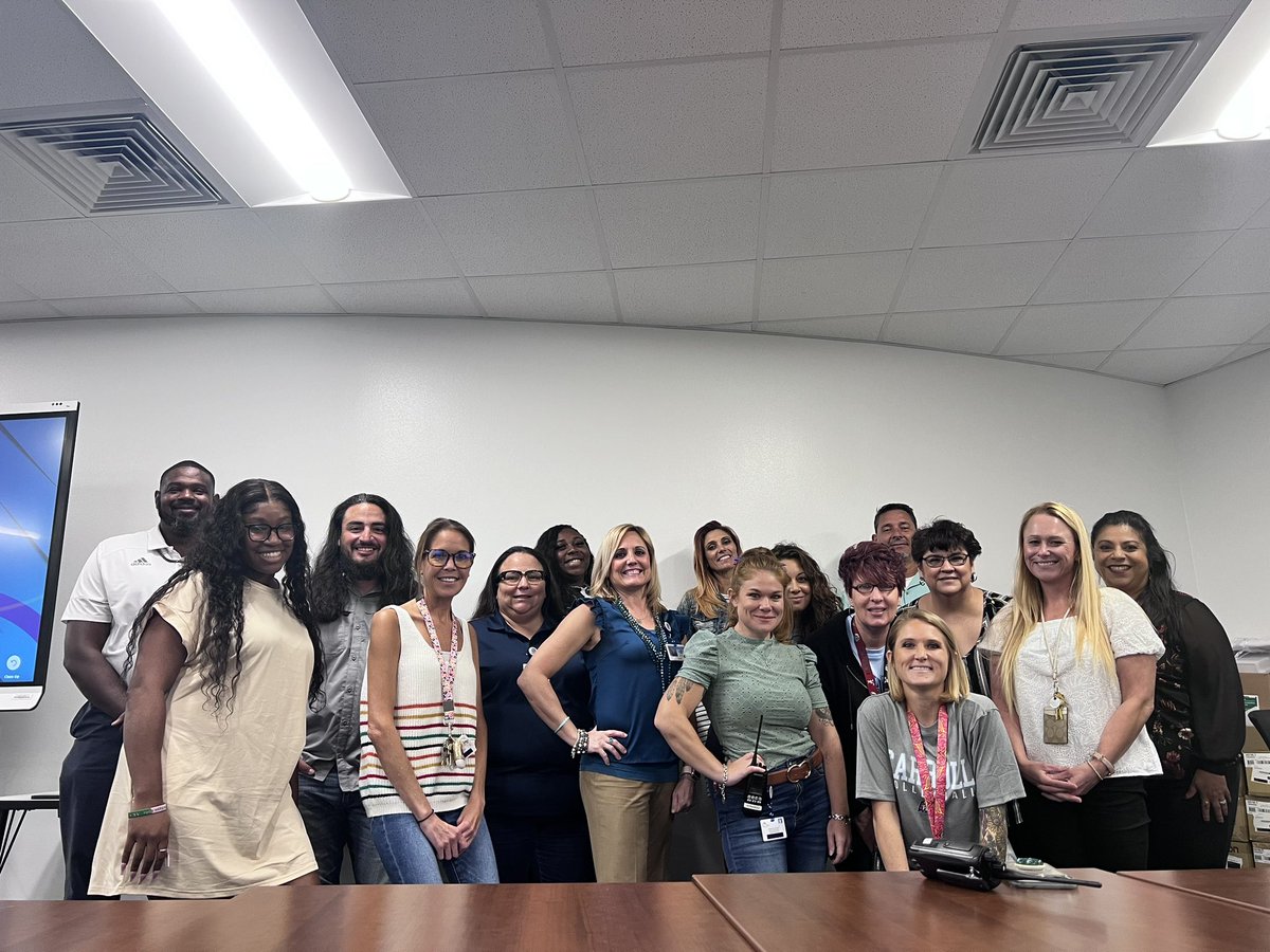 1st Special Education Department Meeting in the books for our Carroll High School Team! So lucky to work with such a great group of people. @MaryCarrollHigh #CCISDStrongerTogether