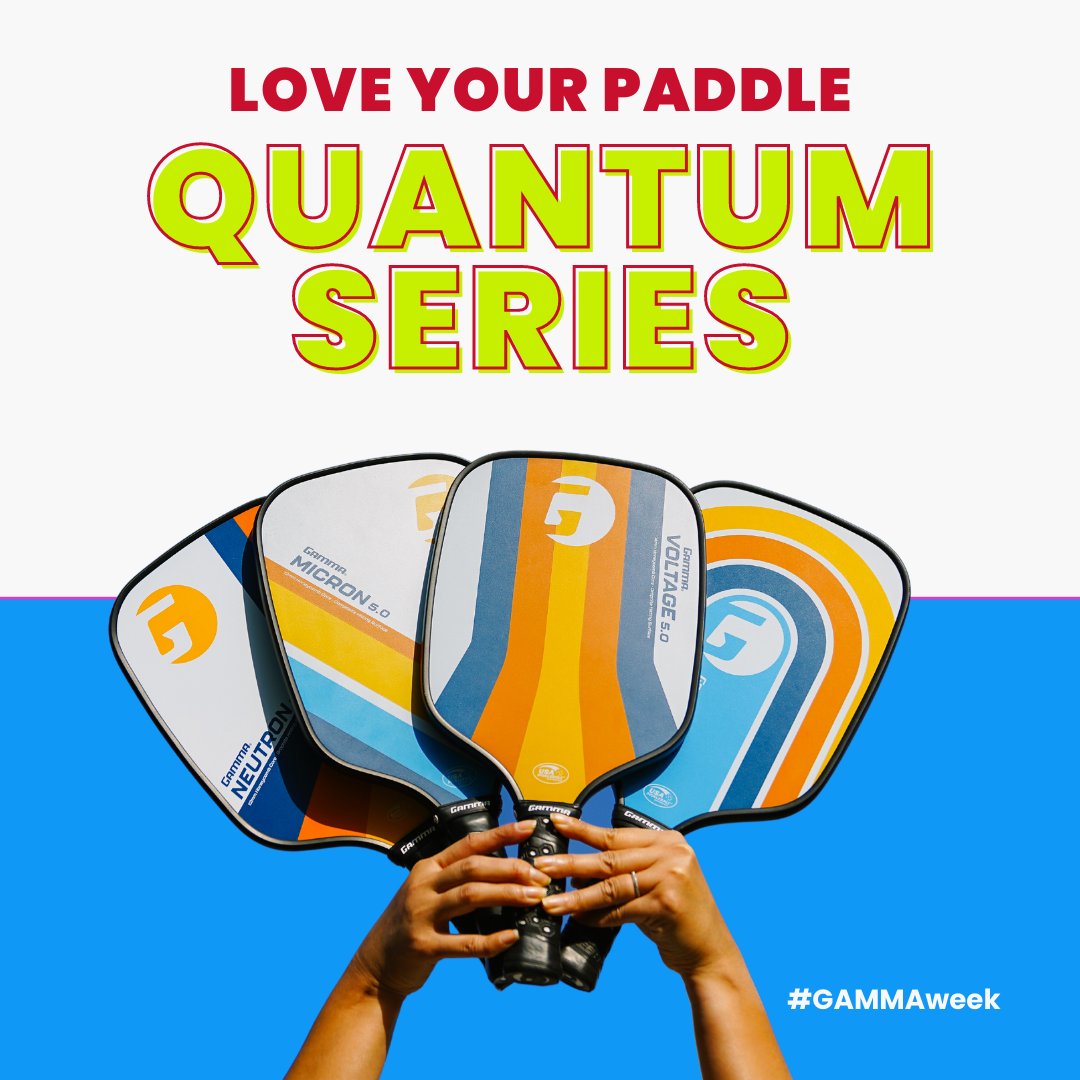 gammapickleball's tweet image. Today is all about paddles, so here's a look at some of our favorite ones!

Share your favorite with #GammaWeek! 😎