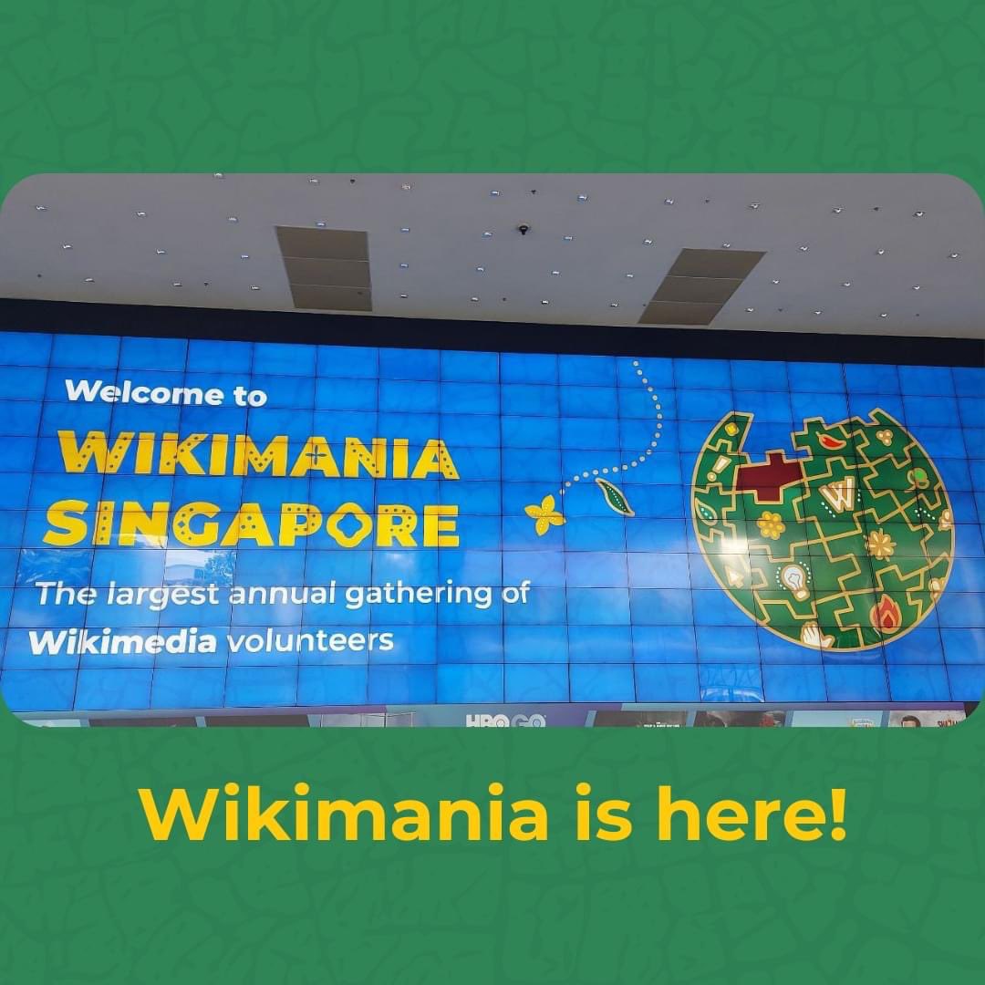 Wikimedia_CIV's tweet photo. Le mercredi 16 Juillet 2023, s'est tenue à Suntec City Singapour, la cérémonie officielle d'ouverture de #WIKIMANIA2023
Cette cérémonie a été aussi l'occasion de célébrer les meilleurs #Wikimediens de l'année.
Vive le partage de la connaissance libre ! đ https://t.co/8KRC5NTeMw