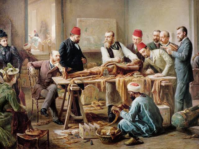 Joe__Bassey's tweet image. Around the  12th Century, Europeans had been eating Egyptian mummies as medicine.

The mummified remains of many of the Black indigenous Kemetyu were eaten by Europeans because they believed it could give them both healing and enhanced powers.

Many of the black mummies were an…