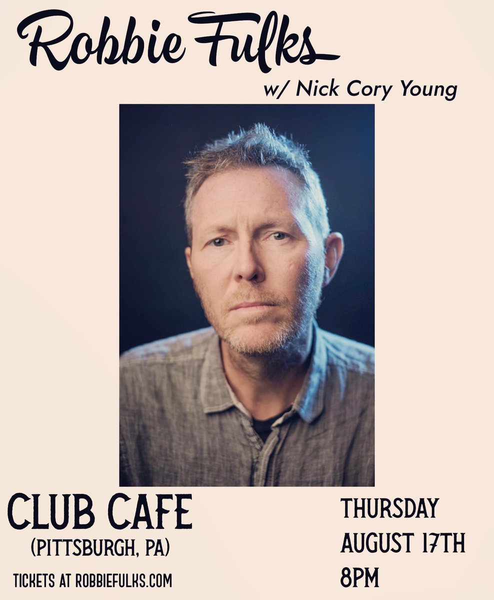 Gonna be a fun one tomorrow night in Pittsburgh at <a href="/ClubCafeLive/">Club Cafe</a> opening for <a href="/RobbieFulks/">Robbie Fulks</a>!