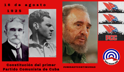 El 16 de agosto de 1925, Mella y Baliño fundaron la primera organización política de denominación comunista en el país, nacida para defender los intereses de la clase obrera y los sectores populares.
#UnidadYContinuidad #SanctiSpíritusEnMarcha <a href="/DiazCanelB/">Miguel Díaz-Canel Bermúdez</a> <a href="/DrRoberto/">Drroberto</a>
